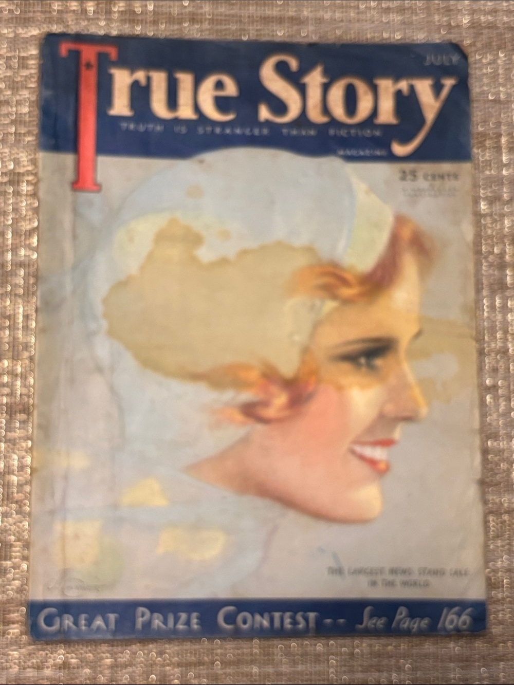 Vintage 1931 July True Story magazine